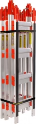 Echelle de toit aluminium écartement 33cm - 6,60 m