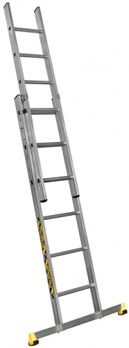 Echelle coulissante 2 plans à mains CM2 1m90/3m05