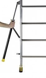 Echelle coulissante 3 plans à corde C3 STAB' 4m90/12m35