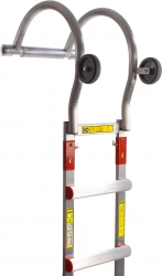 Crochet de faitage aluminium pour échelle de toit aluminium