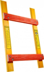 Echelle de toit bois - Ecartement 25 cm - Lg 5m00