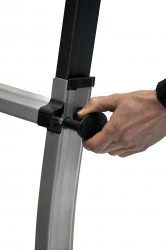 Marchepied aluminium anodisé X-O 2 marches