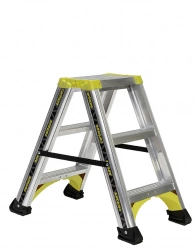 Marchepied double accès ALPHA 2x3 marches