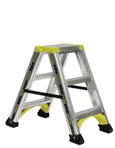 Marchepied double accès ALPHA 2x3 marches