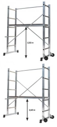 Echafaudage B3 - hauteur de travail 3m
