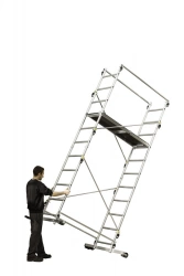 Echafaudage TEK'UP, hauteur de travail 4,55m