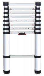 Echelle télescopique KOMPACT 9 barreaux - hauteur de travail 2,65m