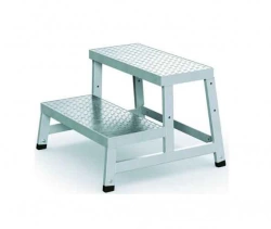Marchepied industriel modulaire MODULO STEP 2 marches - hauteur de travail 2,40m