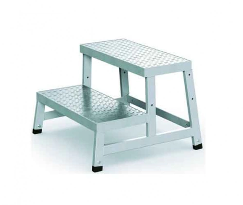 Marchepied industriel modulaire MODULO STEP 2 marches - hauteur de travail 2,40m