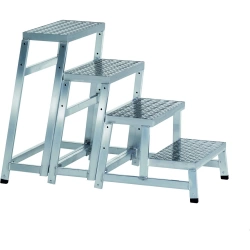 Marchepied industriel modulaire MODULO STEP 4 marches - hauteur de travail 2,80m