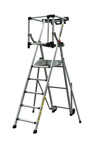 Plate-forme individuelle roulante 5 marches à hauteur fixe - sans stabilisateur - MASTERGUARD