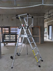 Plate-forme individuelle roulante 5 marches à hauteur fixe - sans stabilisateur - MASTERGUARD