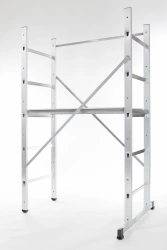 Echafaudage aluminium Hobbystep h3 hauteur de travail 3 m