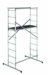 Echafaudage aluminium Hobbystep h4 HAILO hauteur de travail 3,66M