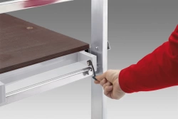 Echafaudage aluminium Hobbystep h4 HAILO hauteur de travail 3,66M