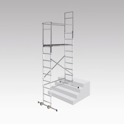 Echafaudage aluminium Hobbystep h5 HAILO hauteur de travail 4.5 m