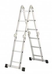 Echelle articulée aluminium HAILO 12 échelons H.3.65 m