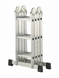 Echelle articulée aluminium HAILO 12 échelons H.3.65 m