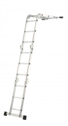 Echelle articulée aluminium HAILO 12 échelons H.3.65 m