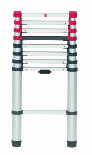 Echelle télescopique aluminium 9 marches , utilisation régulière HAILO