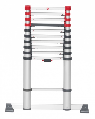 Echelle télescopique aluminium HAILO 11 échelons H.3.2 m