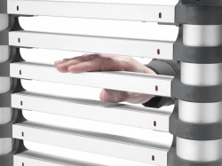 Echelle télescopique aluminium HAILO 11 échelons H.3.2 m