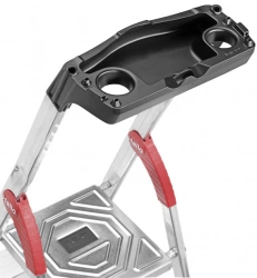 Escabeau Hailo L60 sécurisé pliable - 6 marches - 3.03m - en alu ultra léger