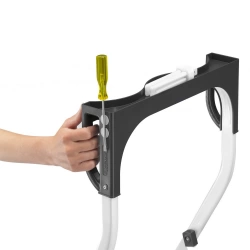 Marchepied HAILO Safety plus 2 marches blanc