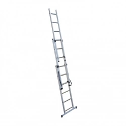 Echelle transformable aluminium HAILO 3x6 échelons H.3.36 m