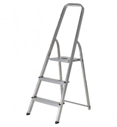 Escabeau domestique pliable Selekta MixAlu - 3 marches - 2,37m