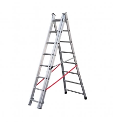 Echelle transformable base évasée Premium - 3x8 échelons - 5,85m