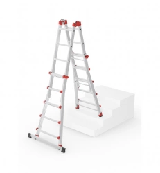 Echelle multifonction télescopique ProfiStep® Multi - 4 x 5 échelons - 4,70m