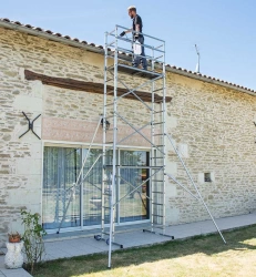 Réhausse échafaudage roulant pour escalier Hobbystep® H6 - 6,00m