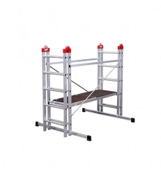 Echafaudage Combi First - 2 plans de 10 échelons avec articulations - 3,80m
