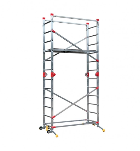 Echafaudage Hailo Combilot 5 - 2 plans x 12 échelons - 4,36m