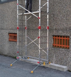 Echafaudage Hailo Combilot 5 - 2 plans x 12 échelons - 4,36m