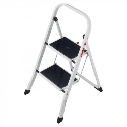Marchepied acier 2 marches – Hailo K15 - hauteur travail max 2,46M