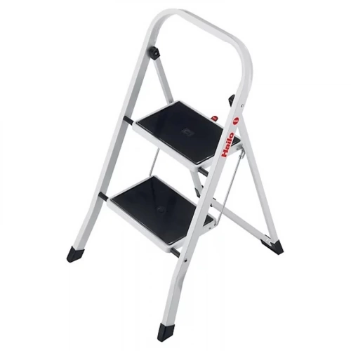 Marchepied acier 2 marches – Hailo K15 - hauteur travail max 2,46M