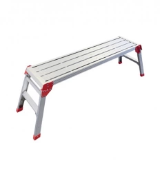 Plateforme de travail pliante - L. 1m20 - en aluminium - PL120 - hauteur de travail max. 2,5M