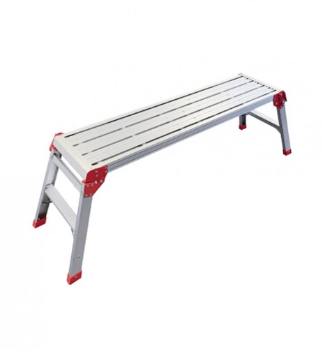 Plateforme de travail pliante - L. 1m20 - en aluminium - PL120 - hauteur de travail max. 2,5M
