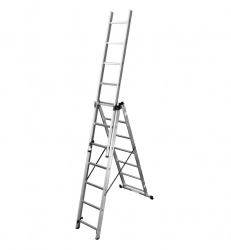Échelle transformable 3x7 – Hailo HobbyStep – Aluminium - 5,10M