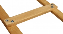 Echelle de couvreur renforcée en bois pro 3 m