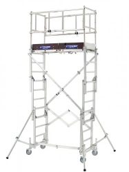Echafaudage roulant X'TOWER 2m80 plancher (4m80 travail)