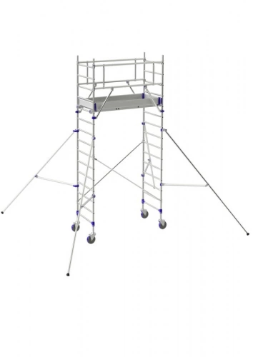 Echafaudage roulant TOTEM 2 LINE 180  2m85 plancher (4m85 travail)