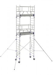 Echafaudage roulant TOTEM 2 LINE 180  4m85 plancher (6m85 travail)