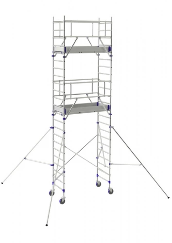 Echafaudage roulant TOTEM 2 LINE 180  4m85 plancher (6m85 travail)