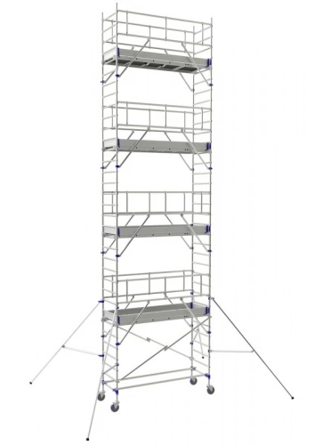 Echafaudage roulant TOTEM 2 LINE 250  7m90 plancher (9m90 travail)