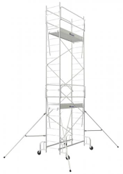 Echafaudage roulant JUNIOR 200  4m80 plancher ( 6m80 travail)