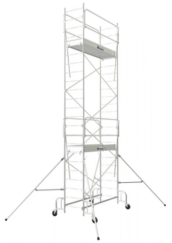 Echafaudage roulant JUNIOR 200  4m80 plancher ( 6m80 travail)