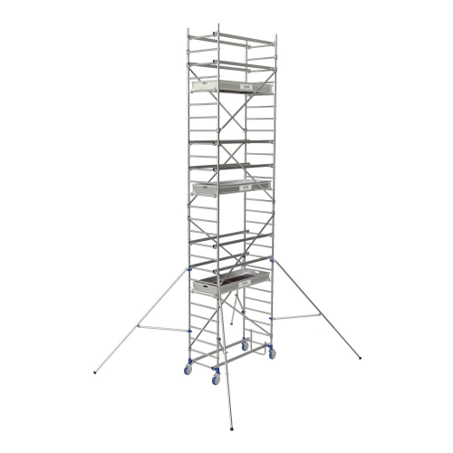 Echafaudages roulants en aluminium Cross 180 - 2 planchers  - plancher 2,85 m